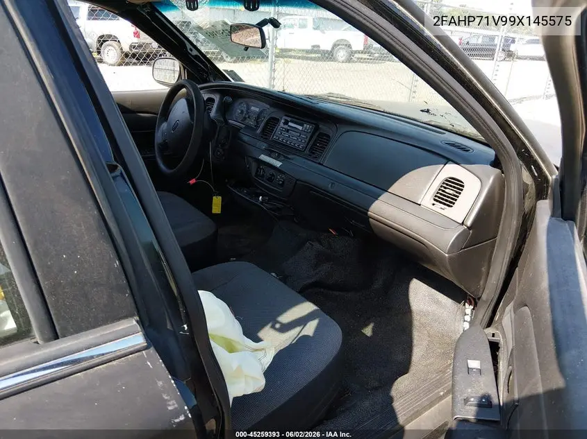 2009 Ford Crown Victoria Police/Police Interceptor VIN: 2FAHP71V99X145575 Lot: 45259393