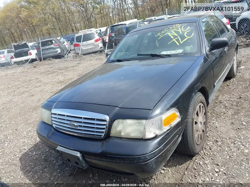 2010 Ford Crown Victoria Police/Police Interceptor VIN: 2FABP7BVXAX101559 Lot: 45002438