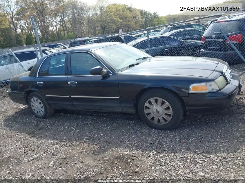 2010 Ford Crown Victoria Police/Police Interceptor VIN: 2FABP7BVXAX101559 Lot: 45002438
