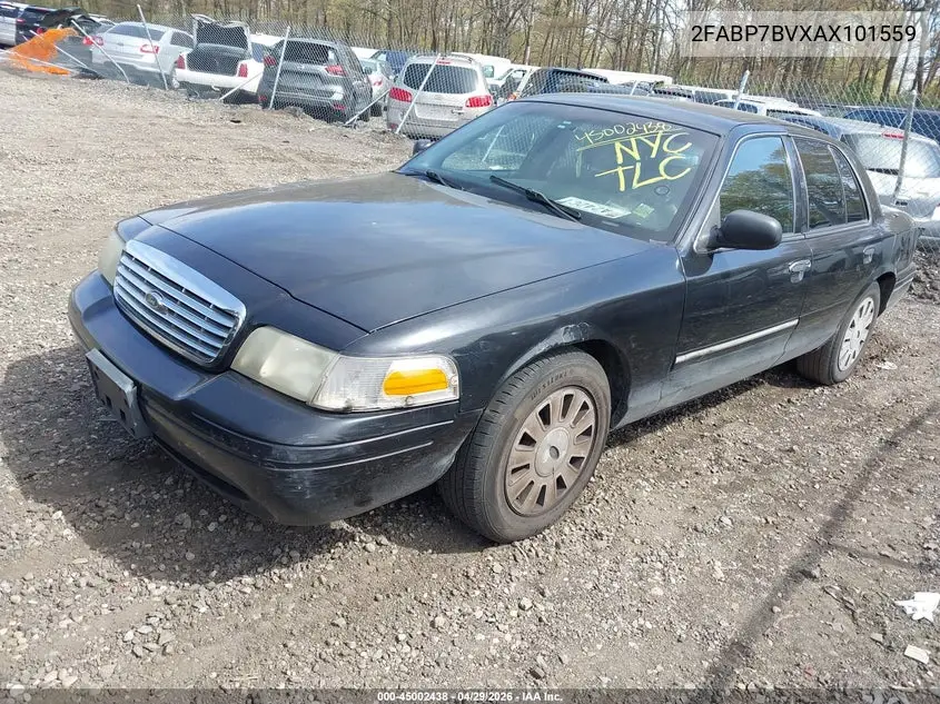 2010 Ford Crown Victoria Police/Police Interceptor VIN: 2FABP7BVXAX101559 Lot: 45002438