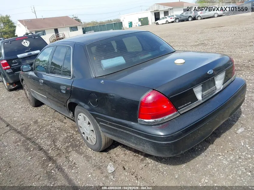 2010 Ford Crown Victoria Police/Police Interceptor VIN: 2FABP7BVXAX101559 Lot: 45002438