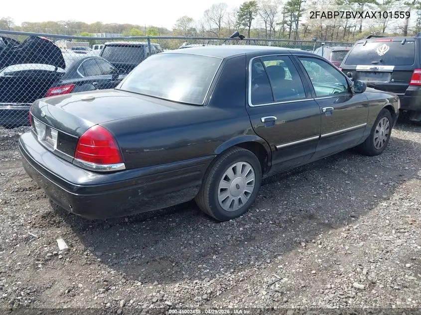 2010 Ford Crown Victoria Police/Police Interceptor VIN: 2FABP7BVXAX101559 Lot: 45002438