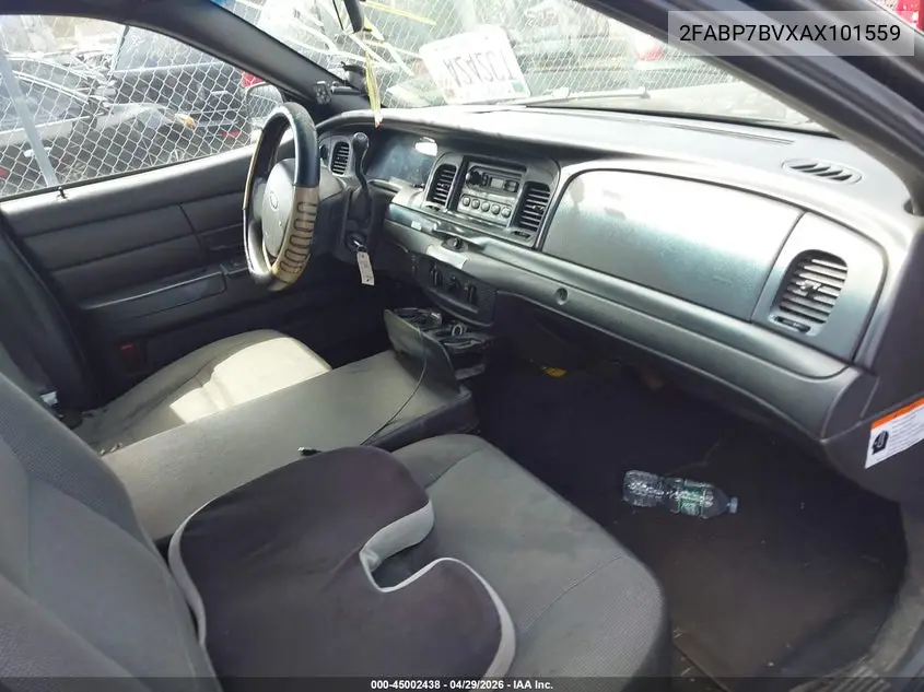 2010 Ford Crown Victoria Police/Police Interceptor VIN: 2FABP7BVXAX101559 Lot: 45002438