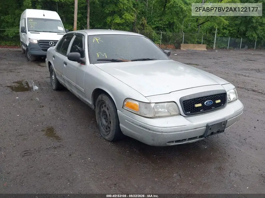 2010 Ford Crown Victoria Police/Police Interceptor VIN: 2FABP7BV2AX122177 Lot: 45153108