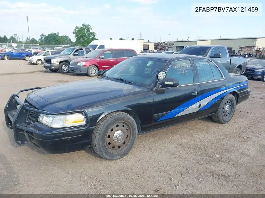 2010 Ford Crown Victoria Police/Police Interceptor VIN: 2FABP7BV7AX121459 Lot: 45300837