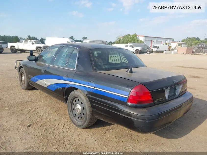 2010 Ford Crown Victoria Police/Police Interceptor VIN: 2FABP7BV7AX121459 Lot: 45300837