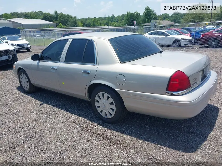 2010 Ford Crown Victoria Police Interceptor VIN: 2FABP7BV2AX127878 Lot: 45479716