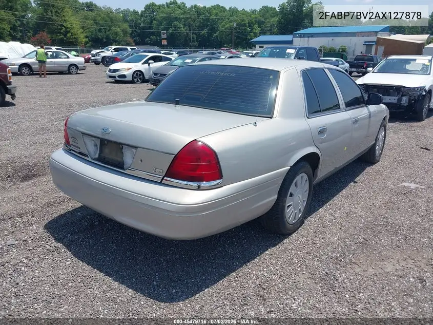 2010 Ford Crown Victoria Police Interceptor VIN: 2FABP7BV2AX127878 Lot: 45479716