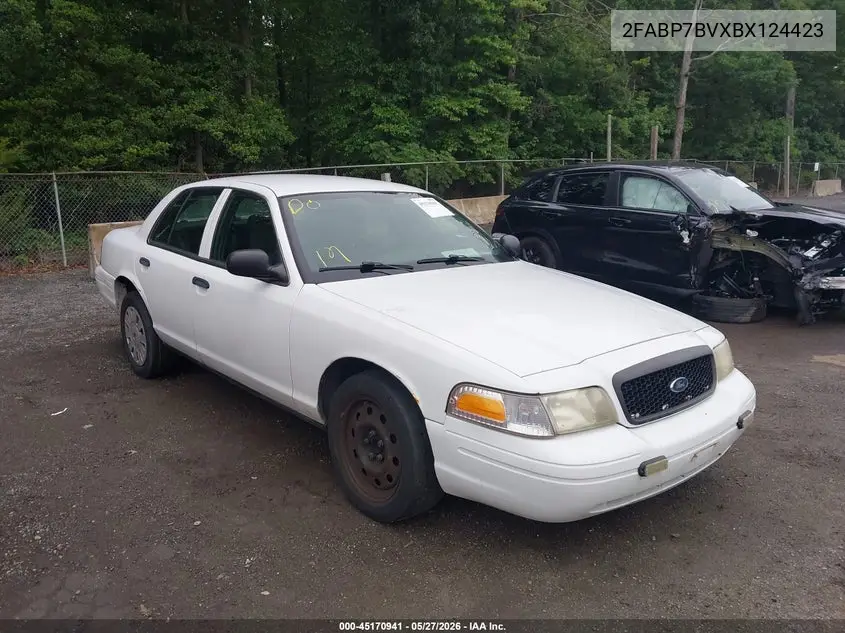 2011 Ford Crown Victoria Police Interceptor VIN: 2FABP7BVXBX124423 Lot: 45170941