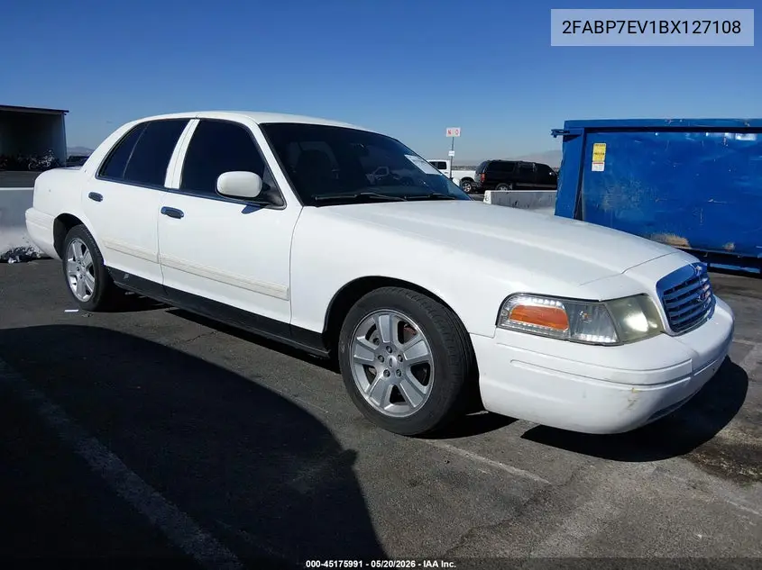 2011 Ford Crown Victoria Lx VIN: 2FABP7EV1BX127108 Lot: 45175991