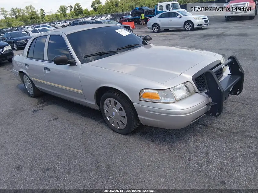 2011 Ford Crown Victoria Police Interceptor VIN: 2FABP7BV3BX149468 Lot: 45229713