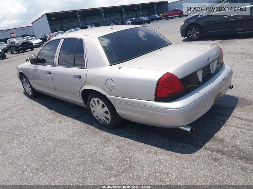 2011 Ford Crown Victoria Police Interceptor VIN: 2FABP7BV3BX149468 Lot: 45229713
