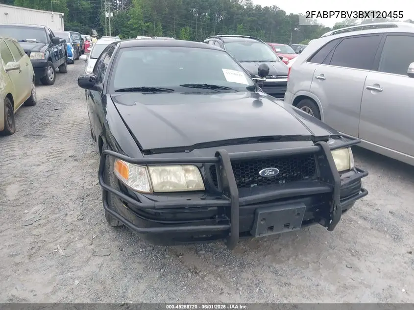 2011 Ford Crown Victoria Police Interceptor VIN: 2FABP7BV3BX120455 Lot: 45258720