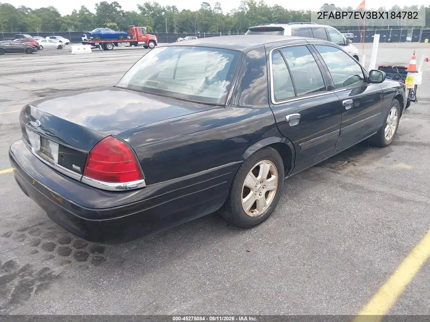2011 Ford Crown Victoria Lx VIN: 2FABP7EV3BX184782 Lot: 45275084