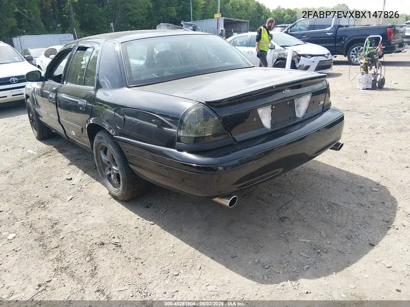 2011 Ford Crown Victoria Lx VIN: 2FABP7EVXBX147826 Lot: 45281804