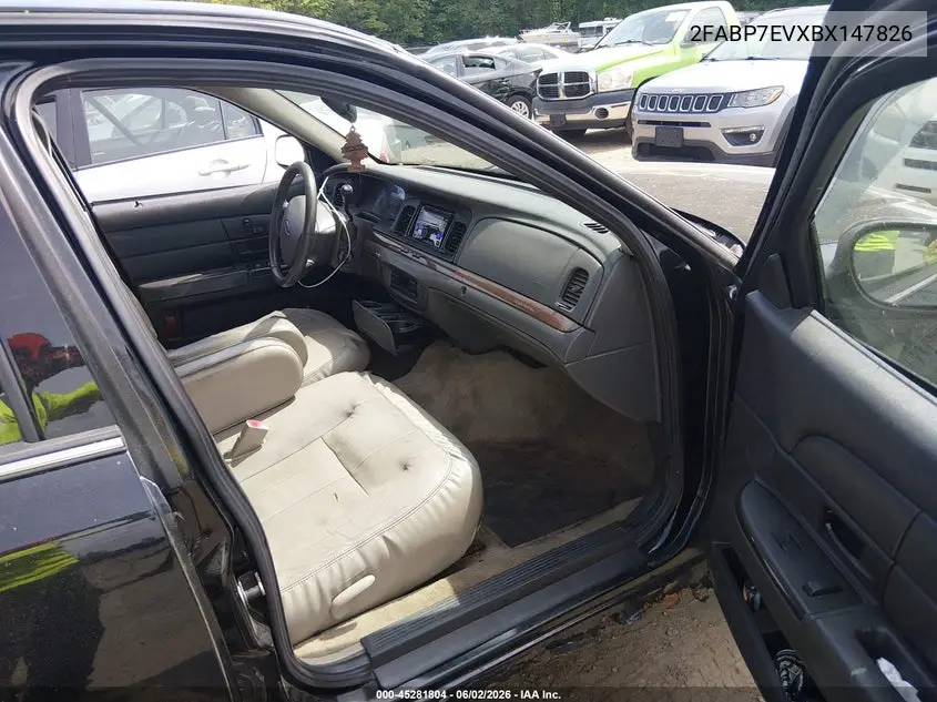 2011 Ford Crown Victoria Lx VIN: 2FABP7EVXBX147826 Lot: 45281804