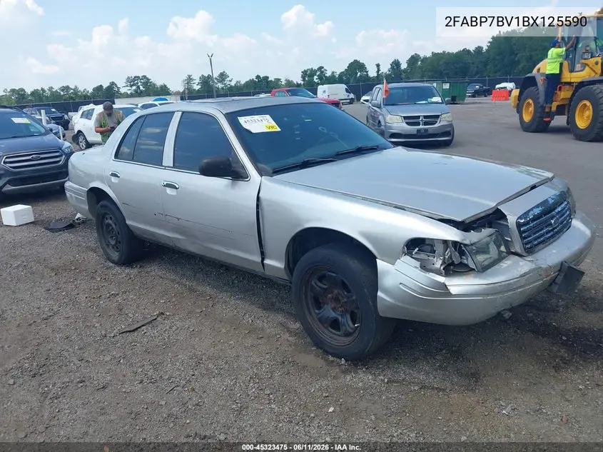 2011 Ford Crown Victoria Police VIN: 2FABP7BV1BX125590 Lot: 45323475