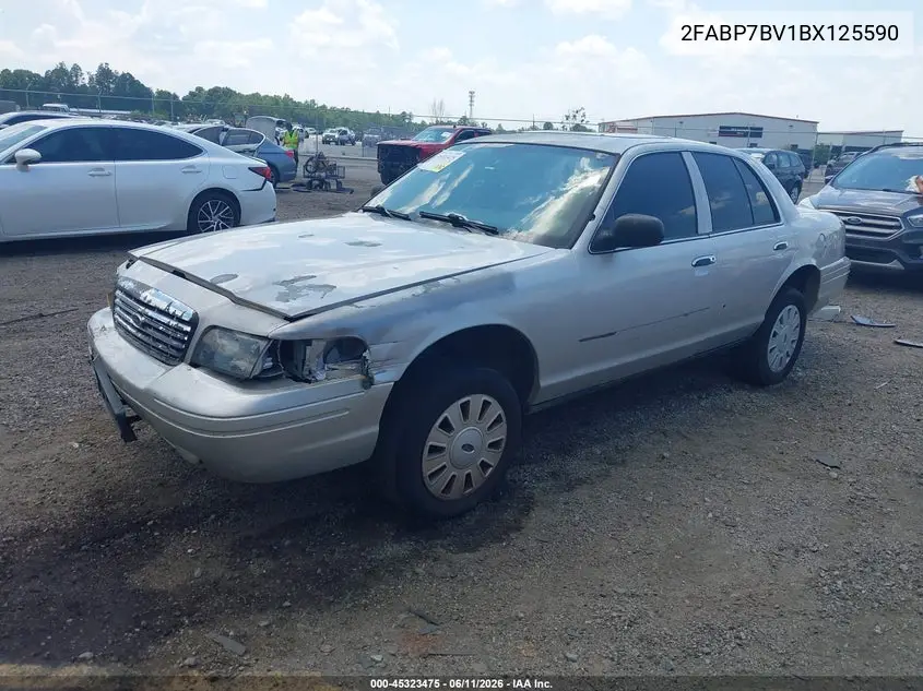 2011 Ford Crown Victoria Police VIN: 2FABP7BV1BX125590 Lot: 45323475