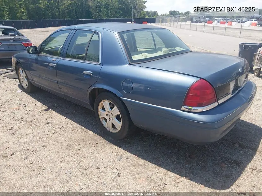 2011 Ford Crown Victoria Lx VIN: 2FABP7EV1BX146225 Lot: 45369917