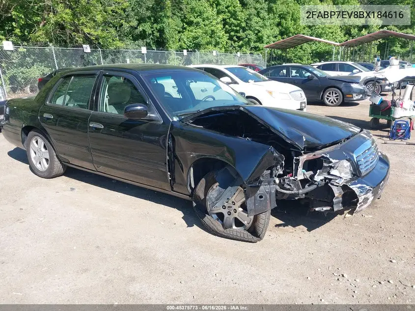 2011 Ford Crown Victoria Lx VIN: 2FABP7EV8BX184616 Lot: 45375773