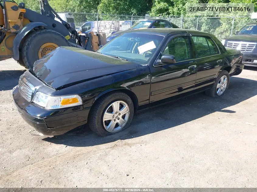 2011 Ford Crown Victoria Lx VIN: 2FABP7EV8BX184616 Lot: 45375773