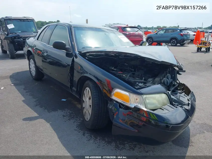 2011 Ford Crown Victoria Police/Police Interceptor VIN: 2FABP7BV9BX157266 Lot: 45555686