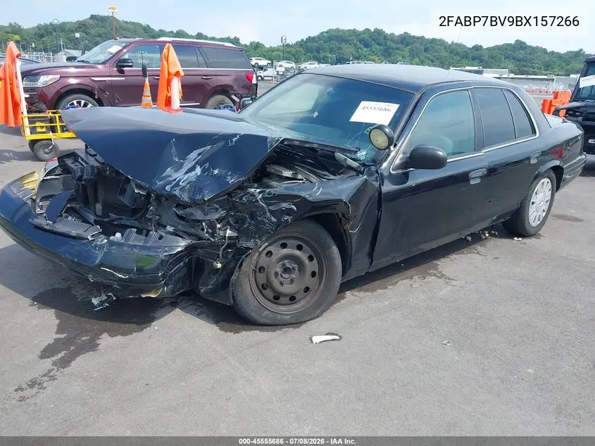 2011 Ford Crown Victoria Police/Police Interceptor VIN: 2FABP7BV9BX157266 Lot: 45555686