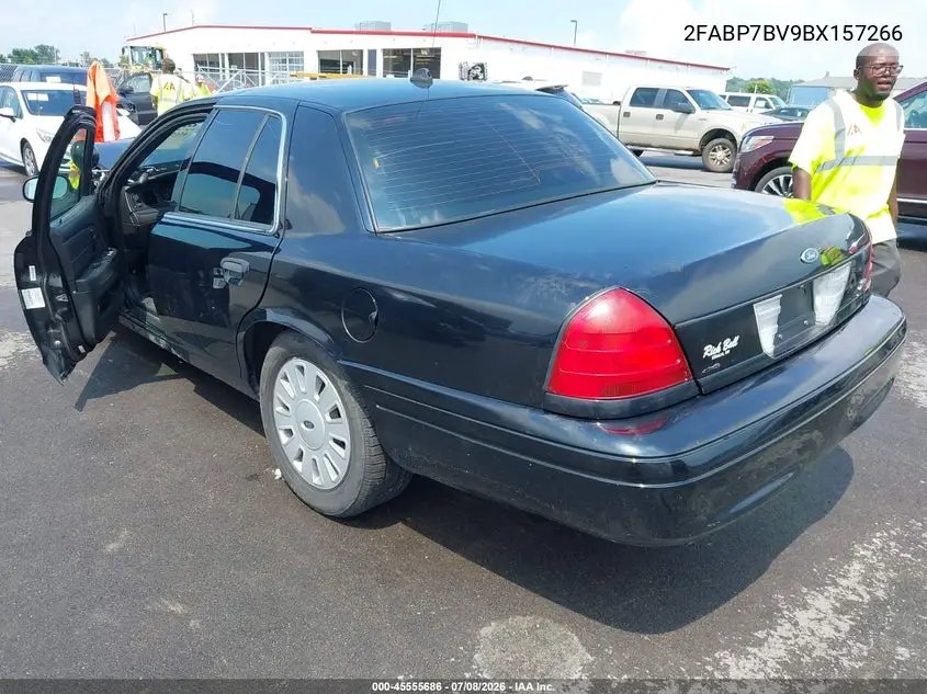 2011 Ford Crown Victoria Police/Police Interceptor VIN: 2FABP7BV9BX157266 Lot: 45555686