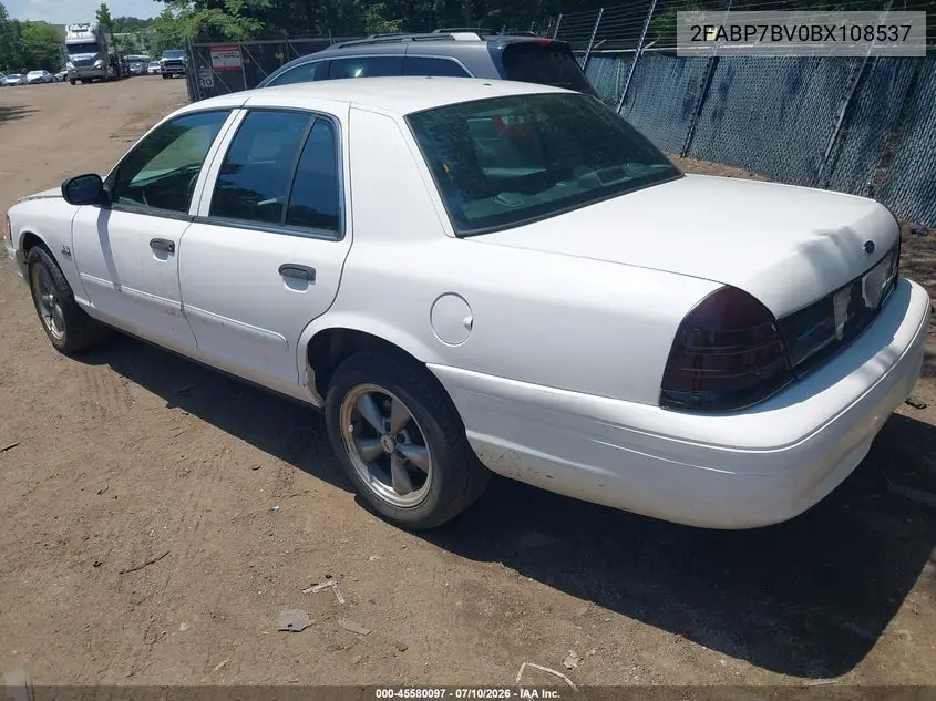 2011 Ford Crown Victoria Police Interceptor VIN: 2FABP7BV0BX108537 Lot: 45580097