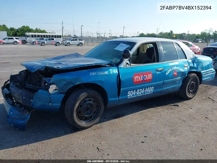 2011 Ford Crown Victoria Police Interceptor VIN: 2FABP7BV4BX152394 Lot: 45670855