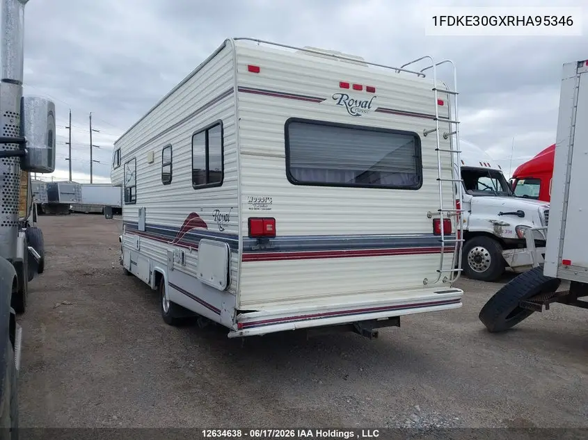 1994 Ford Econoline E350 Cutaway Van VIN: 1FDKE30GXRHA95346 Lot: 12634638
