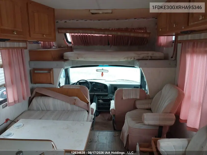1994 Ford Econoline E350 Cutaway Van VIN: 1FDKE30GXRHA95346 Lot: 12634638