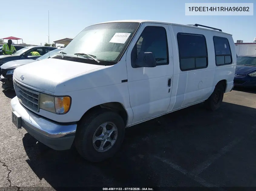 1994 Ford Econoline E150 Van VIN: 1FDEE14H1RHA96082 Lot: 45611133