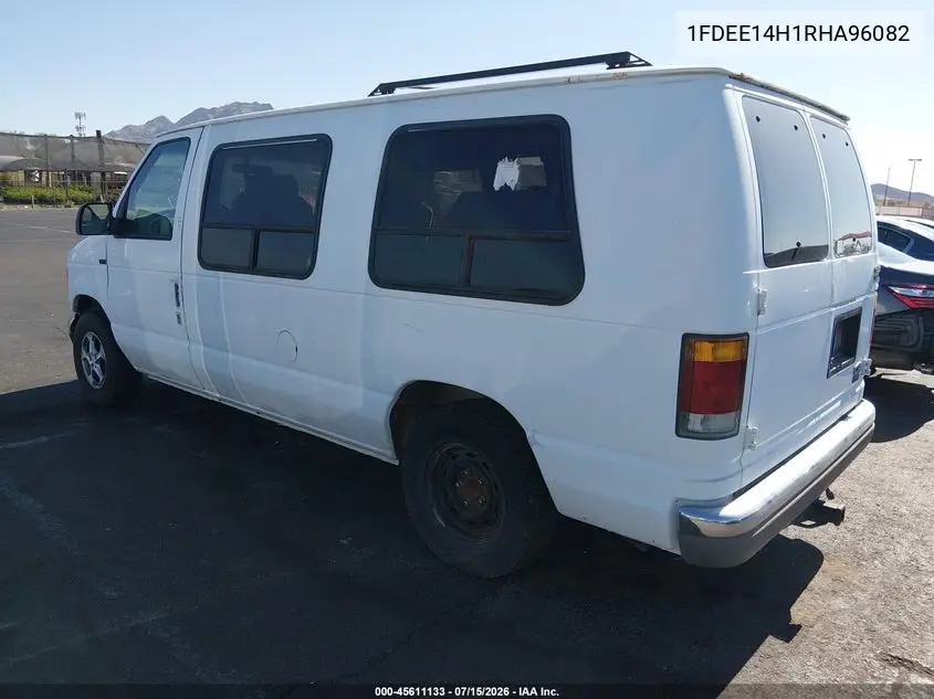 1994 Ford Econoline E150 Van VIN: 1FDEE14H1RHA96082 Lot: 45611133
