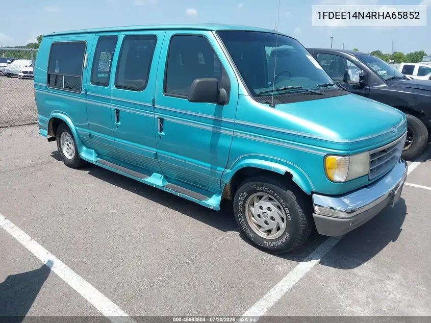 1994 Ford Econoline E150 Van VIN: 1FDEE14N4RHA65852 Lot: 45663804
