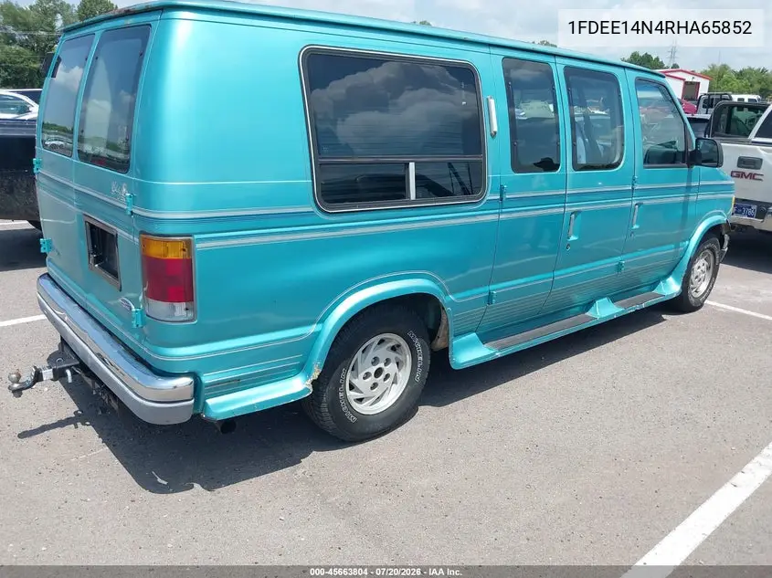 1994 Ford Econoline E150 Van VIN: 1FDEE14N4RHA65852 Lot: 45663804