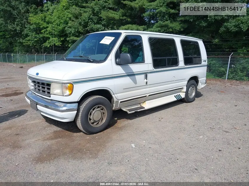 1995 Ford Econoline E150 Van VIN: 1FDEE14N4SHB16417 Lot: 45513164