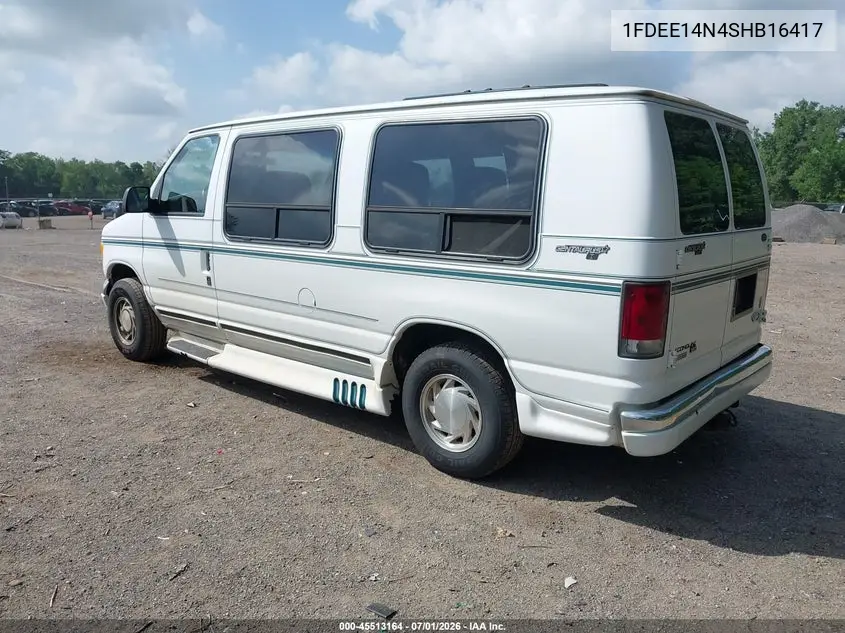 1995 Ford Econoline E150 Van VIN: 1FDEE14N4SHB16417 Lot: 45513164