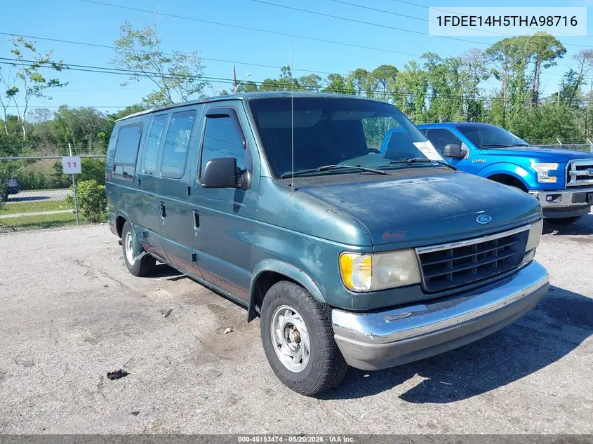 1996 Ford Econoline E150 Van VIN: 1FDEE14H5THA98716 Lot: 45153474