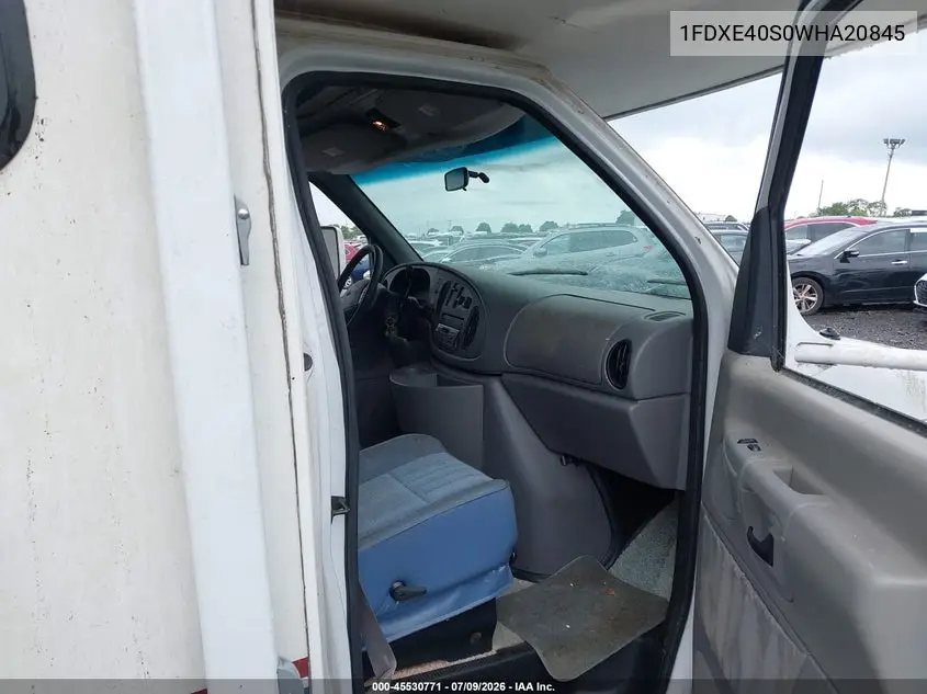 1998 Ford Econoline E450 Super Duty Cutwy Rv VIN: 1FDXE40S0WHA20845 Lot: 45530771