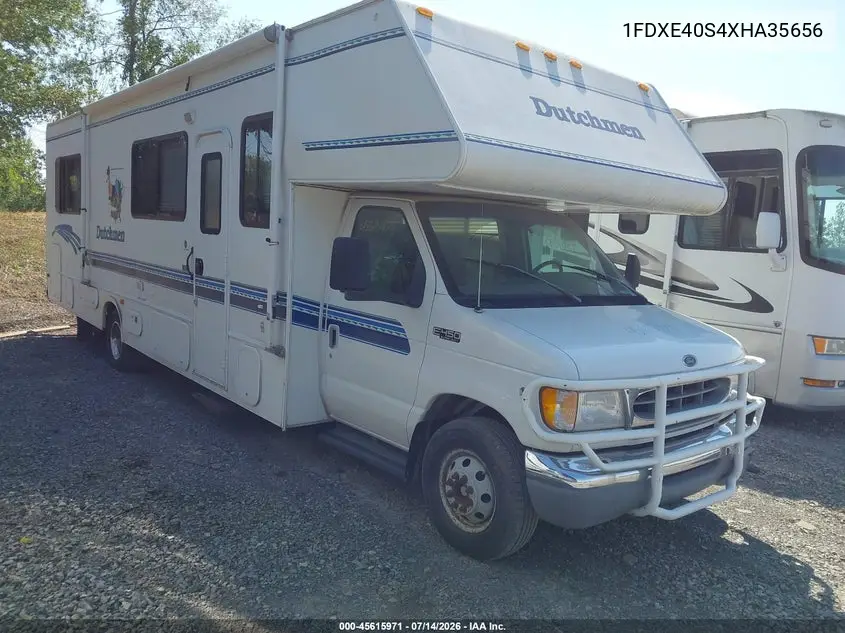 1999 Ford Econoline E450 Super Duty Cutwy Rv VIN: 1FDXE40S4XHA35656 Lot: 45615971