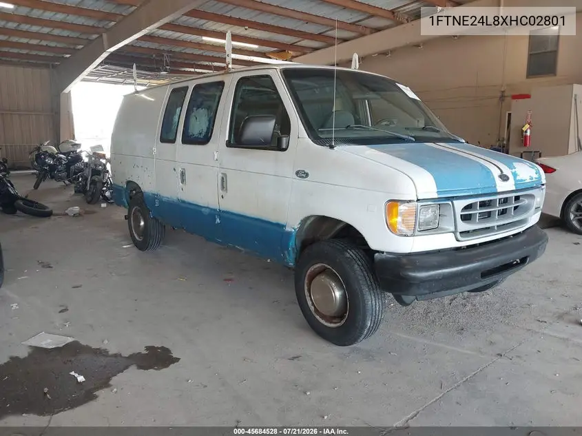 1999 Ford E-250 Commercial/Recreational VIN: 1FTNE24L8XHC02801 Lot: 45684528