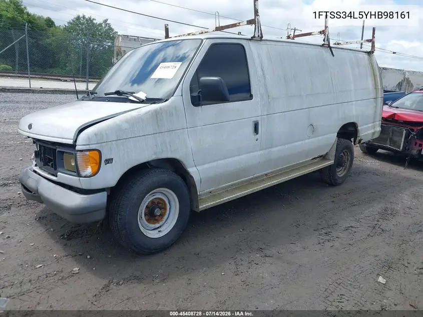 2000 Ford E-350 Super Duty Commercial/Recreational VIN: 1FTSS34L5YHB98161 Lot: 45408728