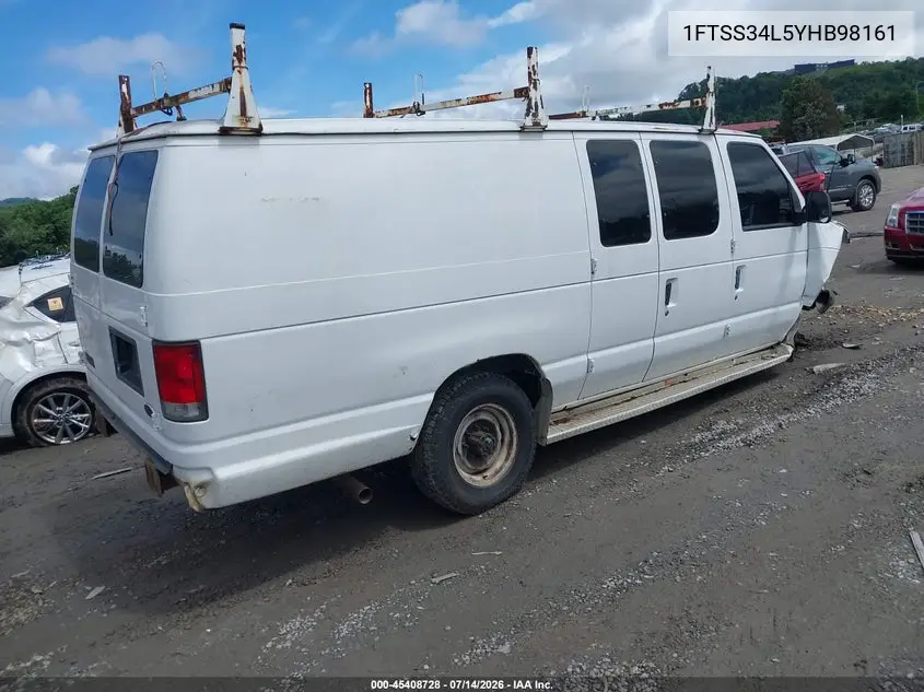 2000 Ford E-350 Super Duty Commercial/Recreational VIN: 1FTSS34L5YHB98161 Lot: 45408728