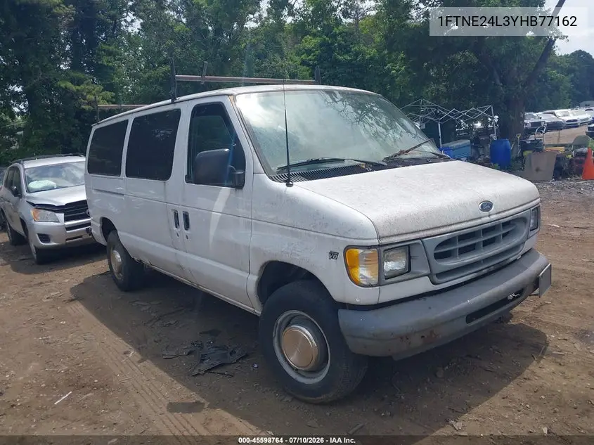 2000 Ford E-250 Commercial/Recreational VIN: 1FTNE24L3YHB77162 Lot: 45598764