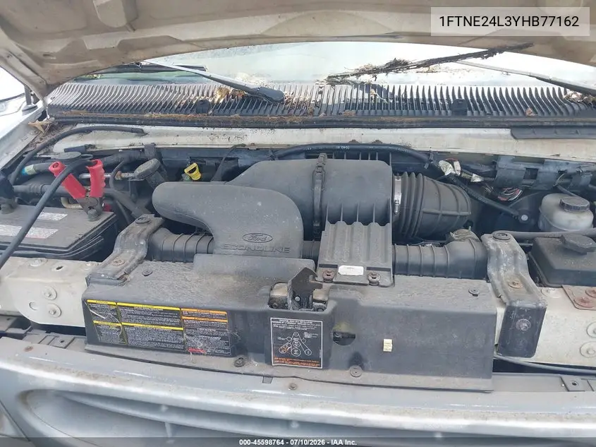 2000 Ford E-250 Commercial/Recreational VIN: 1FTNE24L3YHB77162 Lot: 45598764
