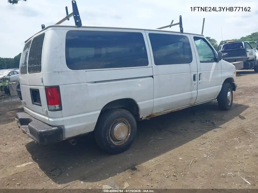 2000 Ford E-250 Commercial/Recreational VIN: 1FTNE24L3YHB77162 Lot: 45598764
