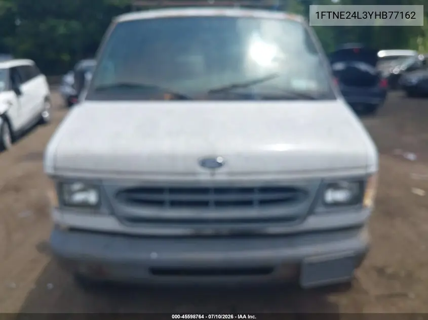 2000 Ford E-250 Commercial/Recreational VIN: 1FTNE24L3YHB77162 Lot: 45598764