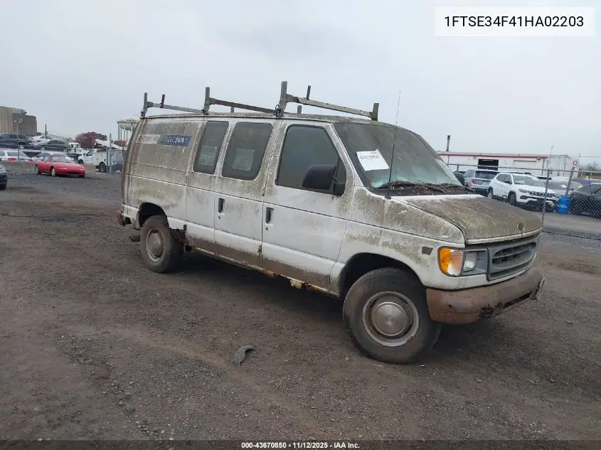 1FTSE34F41HA02203 2001 Ford E-350 Super Duty Commercial/Recreational