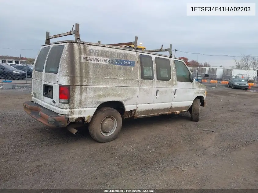1FTSE34F41HA02203 2001 Ford E-350 Super Duty Commercial/Recreational